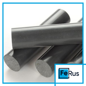 Стержень темно-серый 100х1000 мм PVC-CAW ТУ 22.21.10-011-17152852-2019