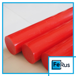Стержень красный 130х2000 мм PVC-CAW ТУ 22.21.10-011-17152852-2019